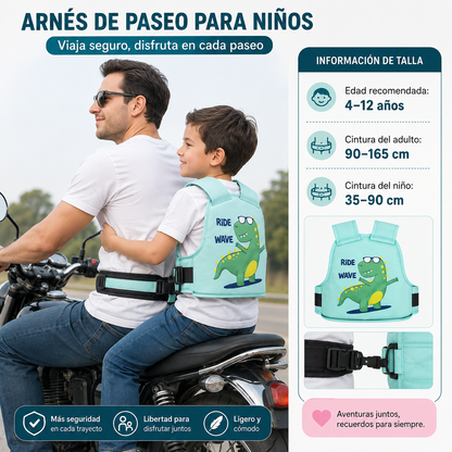 Arnés de Seguridad Infantil para moto
